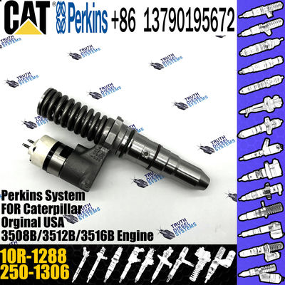 Hot sale fuel common rail injector 250-1306 2501306 10R-1288 for Caterpillar Engine 3508B 3512B 3516B