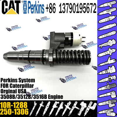 Hot sale fuel common rail injector 250-1306 2501306 10R-1288 for Caterpillar Engine 3508B 3512B 3516B
