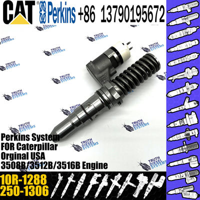 Hot sale fuel common rail injector 250-1306 2501306 10R-1288 for Caterpillar Engine 3508B 3512B 3516B