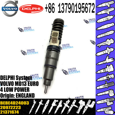 Direct Sale Diesel Fuel Injector 20972223 21371674 BEBE4D24003 For VOL MD13 EURO 4 LOW POWER