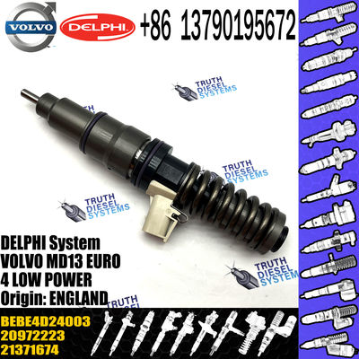 Direct Sale Diesel Fuel Injector 20972223 21371674 BEBE4D24003 For VOL MD13 EURO 4 LOW POWER