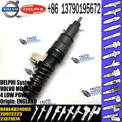 Direct Sale Diesel Fuel Injector 20972223 21371674 BEBE4D24003 For VOL MD13 EURO 4 LOW POWER