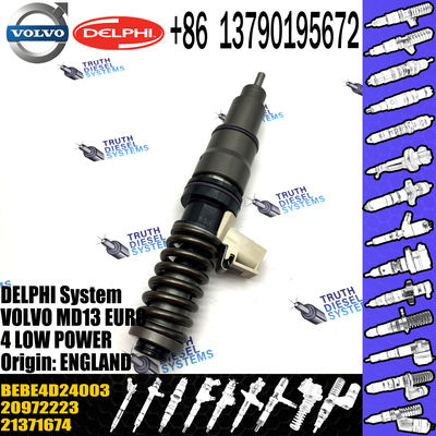 Direct Sale Diesel Fuel Injector 20972223 21371674 BEBE4D24003 For VOL MD13 EURO 4 LOW POWER