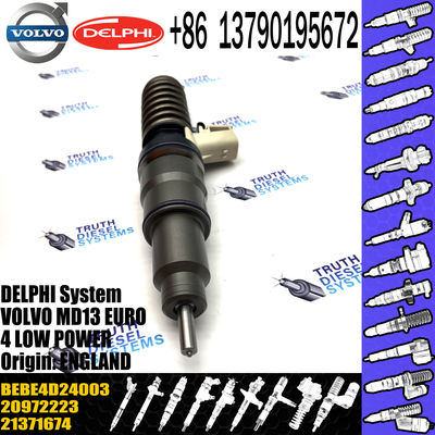 Direct Sale Diesel Fuel Injector 20972223 21371674 BEBE4D24003 For VOL MD13 EURO 4 LOW POWER