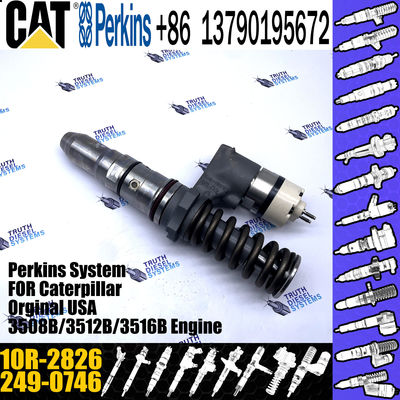2490746 For CAT Diesel Engine 3508 3512 3516 3524 Common Rail Fuel Injector 249-0746 10R-2826