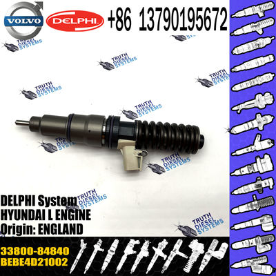 Common Rail Injector 33800-84840 3380084840 BEBE4D21002 Fuel Injector for VOL Diesel Engine
