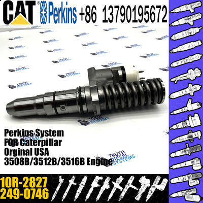 Hot sale fuel common rail injector 249-0746 10R-2826 10R-2827 for Caterpillar Engine 3152B