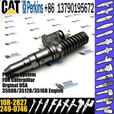 Hot sale fuel common rail injector 249-0746 10R-2826 10R-2827 for Caterpillar Engine 3152B