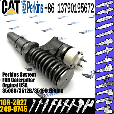 Hot sale fuel common rail injector 249-0746 10R-2826 10R-2827 for Caterpillar Engine 3152B
