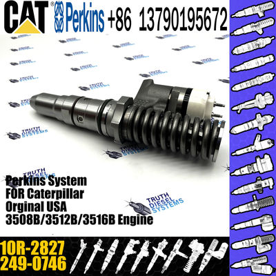 Hot sale fuel common rail injector 249-0746 10R-2826 10R-2827 for Caterpillar Engine 3152B