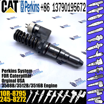 Hot sale fuel common rail injector 245-8272 2458272 10R-8795 for Caterpillar Engine 3512C