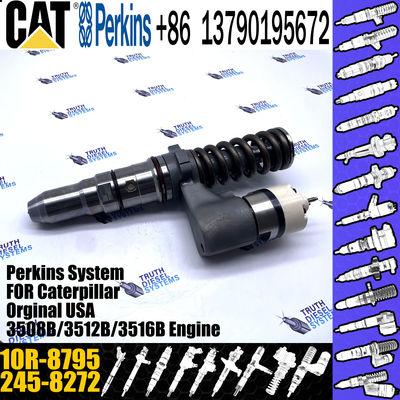 Hot sale fuel common rail injector 245-8272 2458272 10R-8795 for Caterpillar Engine 3512C