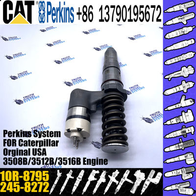 Hot sale fuel common rail injector 245-8272 2458272 10R-8795 for Caterpillar Engine 3512C