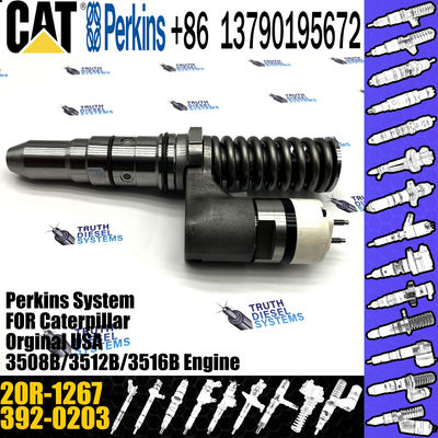 Hot sale fuel common rail injector 392-0203 3920203 20R-1267 for Caterpillar Engine 994D