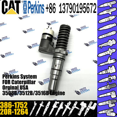 Diesel spare parts fuel injector 20r1264 144-5665 386-1752 250-1300 for caterpillar 3508B 3512B 3516B engine injector