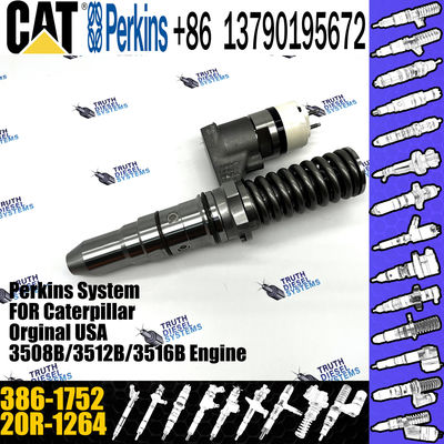 Diesel spare parts fuel injector 20r1264 144-5665 386-1752 250-1300 for caterpillar 3508B 3512B 3516B engine injector
