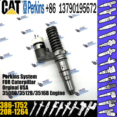 Diesel spare parts fuel injector 20r1264 144-5665 386-1752 250-1300 for caterpillar 3508B 3512B 3516B engine injector