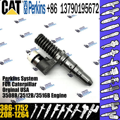 Diesel spare parts fuel injector 20r1264 144-5665 386-1752 250-1300 for caterpillar 3508B 3512B 3516B engine injector