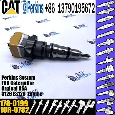 Excavator parts 3126 cat engine injectors diesel 222-5966 173-9379 178-0199 for caterpillar cat 3126b injector