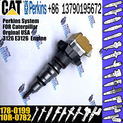 Excavator parts 3126 cat engine injectors diesel 222-5966 173-9379 178-0199 for caterpillar cat 3126b injector