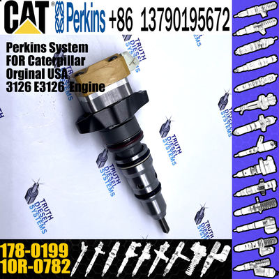 Excavator parts 3126 cat engine injectors diesel 222-5966 173-9379 178-0199 for caterpillar cat 3126b injector