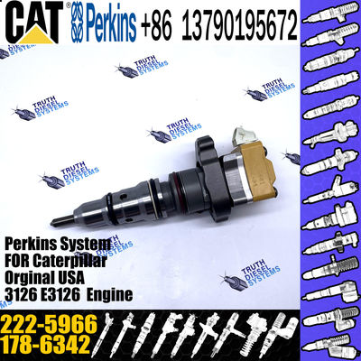 Diesel Machinery Parts Fuel Injector 178-6342 128-6601 222-5966 for E325C 3126 Engine