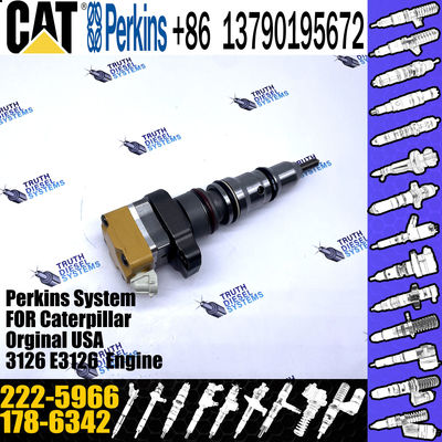 Diesel Machinery Parts Fuel Injector 178-6342 128-6601 222-5966 for E325C 3126 Engine