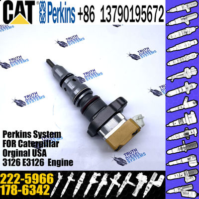 Diesel Machinery Parts Fuel Injector 178-6342 128-6601 222-5966 for E325C 3126 Engine
