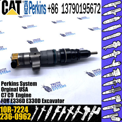 Fuel Injector 236-0962 235-2888 10R-7224 For CAT C9 / C-9 330C E330C FM 330C L Common Rail Injector