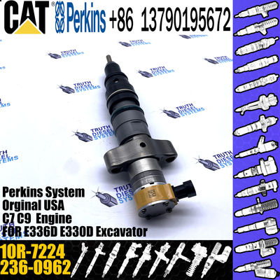 Fuel Injector 236-0962 235-2888 10R-7224 For CAT C9 / C-9 330C E330C FM 330C L Common Rail Injector