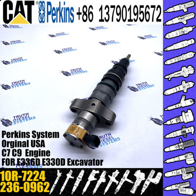 Fuel Injector 236-0962 235-2888 10R-7224 For CAT C9 / C-9 330C E330C FM 330C L Common Rail Injector