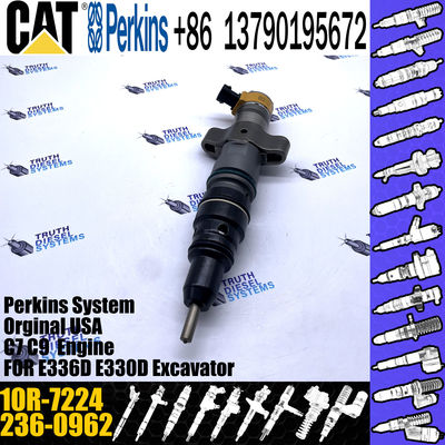 Fuel Injector 236-0962 235-2888 10R-7224 For CAT C9 / C-9 330C E330C FM 330C L Common Rail Injector