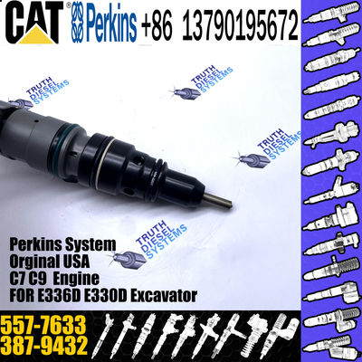 Genuine Diesel Fuel Injector For Caterpillar C9 Engine CAT 330D 340D Part 387-9432 328-2576 10R-7223 10R7223 557-7633