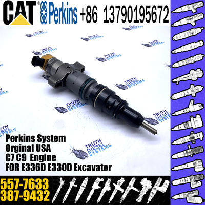 Genuine Diesel Fuel Injector For Caterpillar C9 Engine CAT 330D 340D Part 387-9432 328-2576 10R-7223 10R7223 557-7633