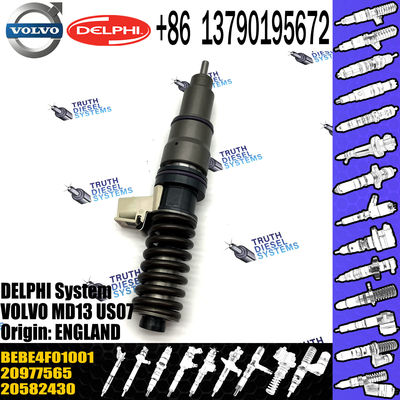 BEBE4F04001 Diesel fuel injector 20977565; MD13 E3.3 injector nozzle BEBE4F01101, BEBE4F01102 Common rail injector