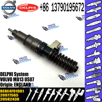 BEBE4F04001 Diesel fuel injector 20977565; MD13 E3.3 injector nozzle BEBE4F01101, BEBE4F01102 Common rail injector