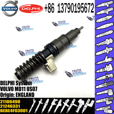 Direct Sale Diesel Fuel Injector 21246331 21106498 BEBE4F03001 For VOL MD11 US07