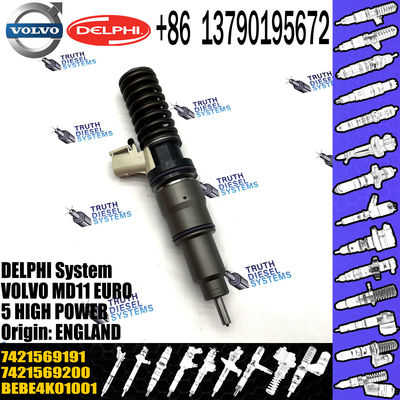 Common Rail Diesel Fuel Injector 21569191 For VOL FH12, FH13 Engine Nozzle BEBE4N01001 7421569191