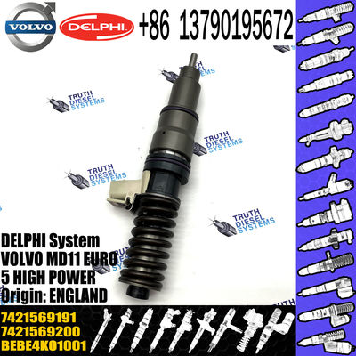 Common Rail Diesel Fuel Injector 21569191 For VOL FH12, FH13 Engine Nozzle BEBE4N01001 7421569191