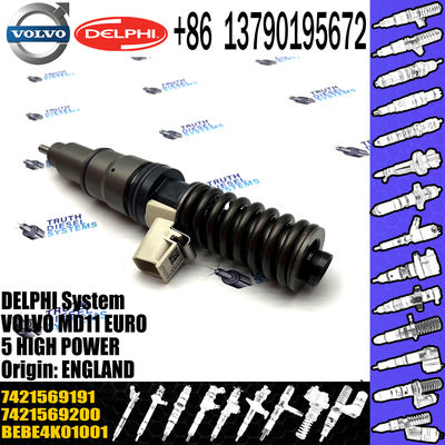 Common Rail Diesel Fuel Injector 21569191 For VOL FH12, FH13 Engine Nozzle BEBE4N01001 7421569191