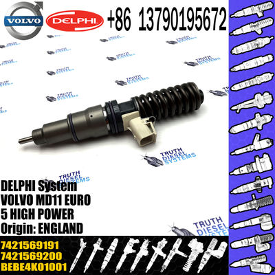 Common Rail Diesel Fuel Injector 21569191 For VOL FH12, FH13 Engine Nozzle BEBE4N01001 7421569191