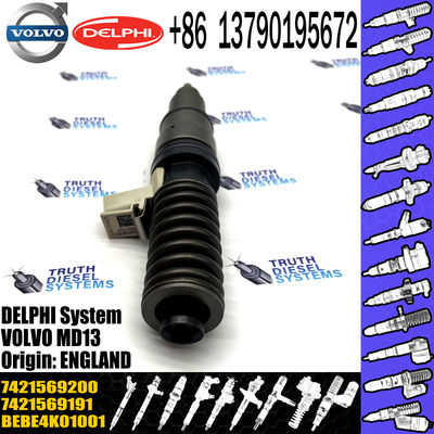 MD13 Diesel Engine Fuel Injector BEBE4K01001 For VOL Truck 21569200 RVI 7421569200 7421582094 7421644596