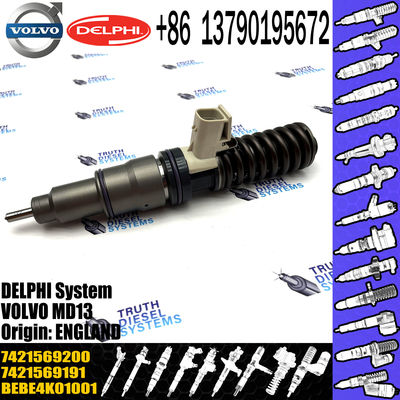 MD13 Diesel Engine Fuel Injector BEBE4K01001 For VOL Truck 21569200 RVI 7421569200 7421582094 7421644596