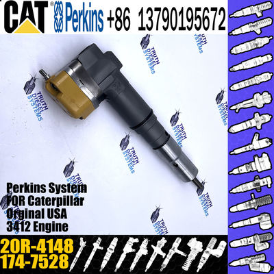 CAT Diesel 3412 Engine Excavator Parts Fuel Injector 1747528 174-7528 20R-4148 For Caterpillar