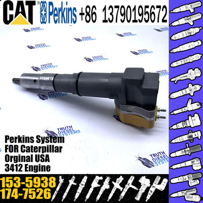 3412 diesel engine fuel injector 174-7526 20R0758 20R-0758 INJECTOR 174752for caterpillar D9R 771D 69D 769D 657E 651E AD