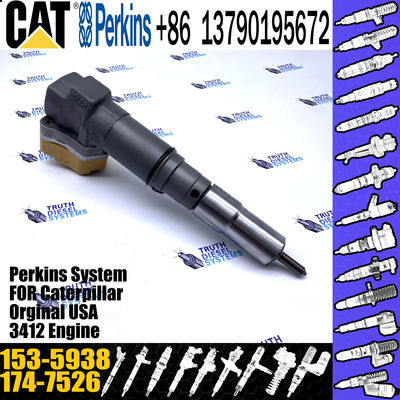 3412 diesel engine fuel injector 174-7526 20R0758 20R-0758 INJECTOR 174752for caterpillar D9R 771D 69D 769D 657E 651E AD