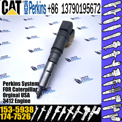 3412 diesel engine fuel injector 174-7526 20R0758 20R-0758 INJECTOR 174752for caterpillar D9R 771D 69D 769D 657E 651E AD