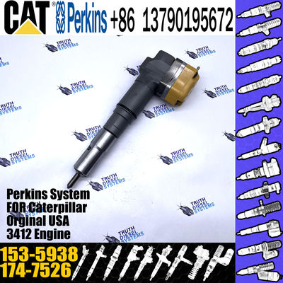 3412 diesel engine fuel injector 174-7526 20R0758 20R-0758 INJECTOR 174752for caterpillar D9R 771D 69D 769D 657E 651E AD