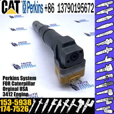 3412 diesel engine fuel injector 174-7526 20R0758 20R-0758 INJECTOR 174752for caterpillar D9R 771D 69D 769D 657E 651E AD