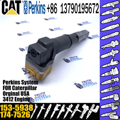 3412 diesel engine fuel injector 174-7526 20R0758 20R-0758 INJECTOR 174752for caterpillar D9R 771D 69D 769D 657E 651E AD